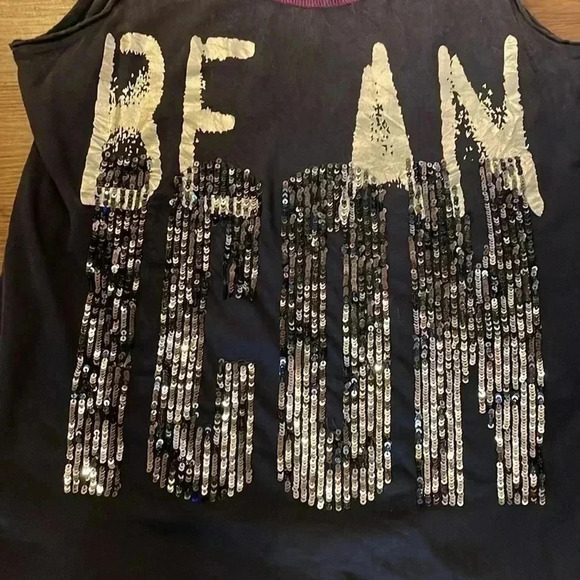 Authentic Icon Sequined & Distressed Tank Size L - Picture 8 of 9